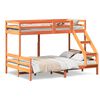 vidaXL Lit superpos&eacute; sans matelas 80x200/140x200 cm bois massif
