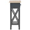 vidaXL Table d'appoint Noir 27 x 27 x 65,5 cm Bois