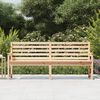 vidaXL Banc de jardin 203,5x48x91,5 cm bois massif de pin