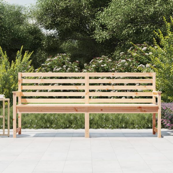 vidaXL Banc de jardin 203,5x48x91,5 cm bois massif de pin