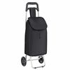 vidaXL Trolley de shopping Noir 35 x 28 x 92 cm Tissu Oxford