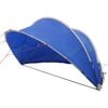 vidaXL D&ocirc;me de piscine 405 x 405 x 192 cm Bleu azure