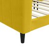 vidaXL Lit de repos sans matelas jaune 90x200 cm velours