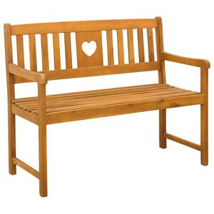 vidaXL Banc ext&eacute;rieur Naturel 110 x 55,5 x 90 cm Bois d'Acacia Massif