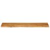 vidaXL Dessus de table 160x40x2,5 cm bord vivant bois massif manguier