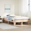 vidaXL Cadre de lit sans matelas 135x190 cm bois de pin massif