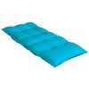 vidaXL Coussins de chaise &agrave; dossier haut lot de 4 turquoise