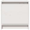 vidaXL Table de chevet Blanc 40x30,5x40 cm Bois de pin massif