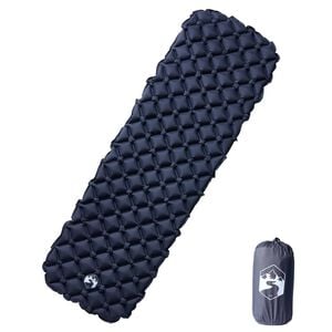 vidaXL Matelas de camping gonflable 1 personne gris 190x58x6 cm
