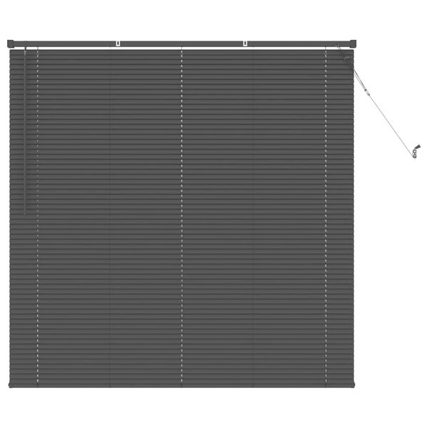 vidaXL Store V&eacute;nitien R&eacute;glable Gris Argent&eacute; 150 x 150 cm PVC