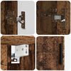 vidaXL Ensemble de mobilier de salle de bain 4 pcs Bois Ancien