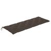 vidaXL Banc Batavia avec coussin taupe 150 cm Bois de teck massif