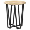 vidaXL Ensemble de tables d'appoint 2 pcs Ch&ecirc;ne Sonoma et noir