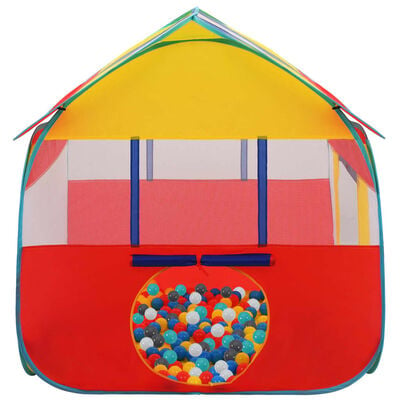 vidaXL Tente de jeu avec 550 balles 123x120x126 cm