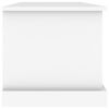 vidaXL Coffre de rangement Blanc 70x40x38 cm Bois d'ing&eacute;nierie