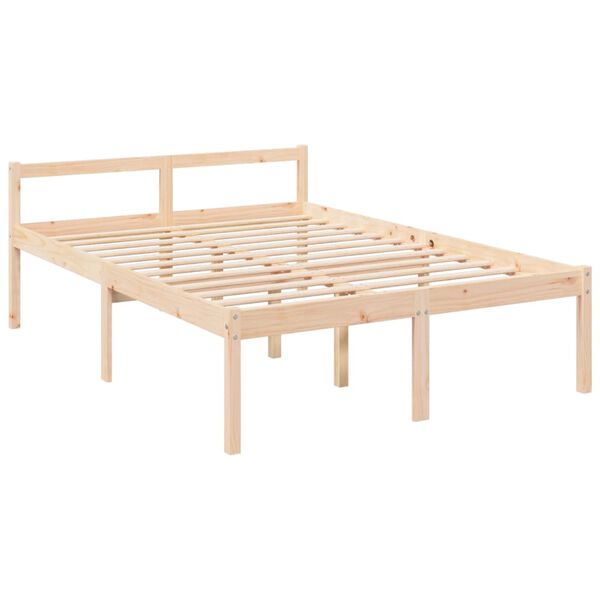 vidaXL Lit pour personne &acirc;g&eacute;e sans matelas 135x190 cm