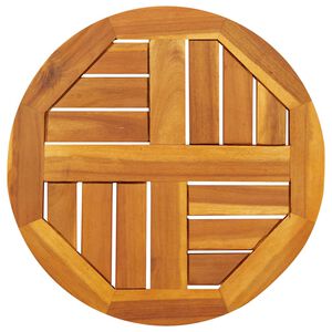 vidaXL Dessus de table &Oslash;40x2 cm rond bois massif d'acacia
