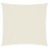 vidaXL Voile de parasol tissu oxford carr&eacute; 7x7 m cr&egrave;me