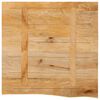 vidaXL Dessus de table &agrave; bord vivant 60x60x2,5 cm bois massif manguier