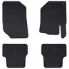 vidaXL Tapis de voiture 4 pi&egrave;ces adapt&eacute; pour DS3 2019- Caoutchouc