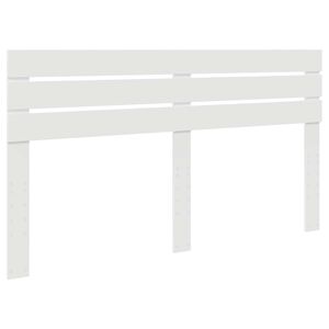 vidaXL T&ecirc;te de lit Blanc Bois d'ing&eacute;nierie