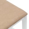 vidaXL Chaises de salle &agrave; manger 2 pcs Blanc 40 x 47,5 x 99,5 cm