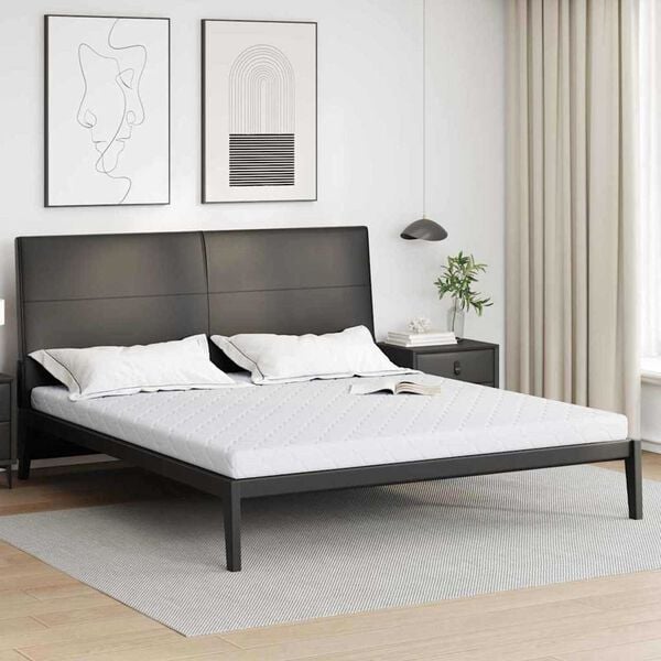 vidaXL Matelas Blanc 180 x 200 cm Mousse PU