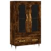 vidaXL Buffet haut ch&ecirc;ne fum&eacute; 69,5x31x115 cm bois d'ing&eacute;nierie