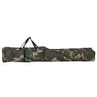 vidaXL Sac de canne à pêche vert camouflage 150 cm tissu oxford