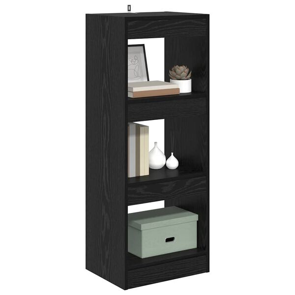 vidaXL Biblioth&egrave;que Ch&ecirc;ne noir 40 x 30 x 103 cm Bois d'ing&eacute;nierie