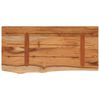 vidaXL &Eacute;tag&egrave;re murale rectangulaire massif acacia bordure assortie