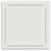 vidaXL Panneau d'Accès 2 pcs Blanc 20 x 20 cm Acier