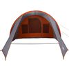vidaXL Tente tunnel avec toit Gris et orange 778 x 356 x 210 cm