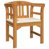 vidaXL Ensemble de Mobilier 3 pcs Naturel Bois d'Acacia Massif