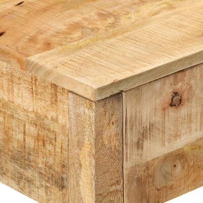 vidaXL Table console et 2 tiroirs 110x35x75 cm bois de manguier solide