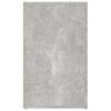 vidaXL Table de chevet Gris b&eacute;ton 50x36x60 cm Bois d'ing&eacute;nierie