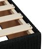 vidaXL Sommier &agrave; lattes de lit avec matelas Noir 100x200 cm Tissu