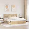 vidaXL Cadre de lit Sonoma 180 x 200 cm Bois de pin massif