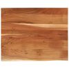 vidaXL Dessus de table 90x80x2,5 cm rectangulaire bois massif d'acacia