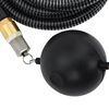 vidaXL Tuyau d'aspiration avec raccords en laiton noir 1,1" 20 m PVC