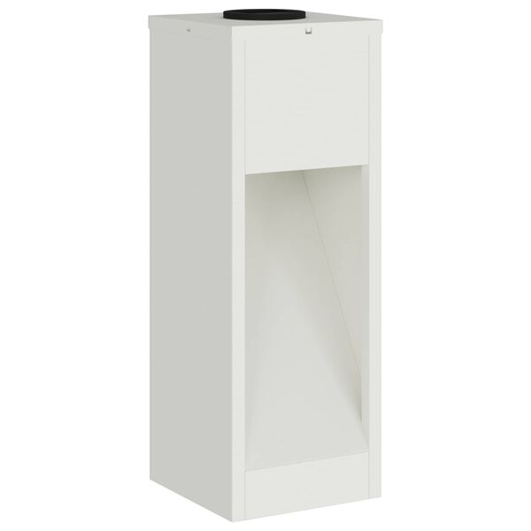 vidaXL Lumi&egrave;re de Chemin LED Solaire 2 pcs Blanc Acier lamin&eacute; &agrave; froid