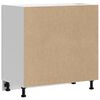 vidaXL Armoire de cuisine Porto blanc brillant bois ingénierie