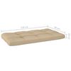 vidaXL Salon de jardin palette 4pcs avec coussins Bois de pin impr&eacute;gn&eacute;