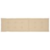 vidaXL Chaise longue d'ext&eacute;rieur repose-pied et coussin Acacia solide