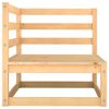 vidaXL Salon de jardin 6 pcs Bois de pin massif
