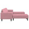 vidaXL Canap&eacute; de salon 3 pcs Rose