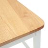 vidaXL Chaises de salle &agrave; manger 2 pcs Blanc 48 x 49 x 95 cm