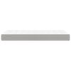 vidaXL Matelas de lit &agrave; ressorts ensach&eacute;s fermet&eacute; moyenne Gris clair 100x200x20 cm