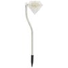 vidaXL Lampes &agrave; LED solaires de jardin 6 pcs 9x7,8x29,5 cm