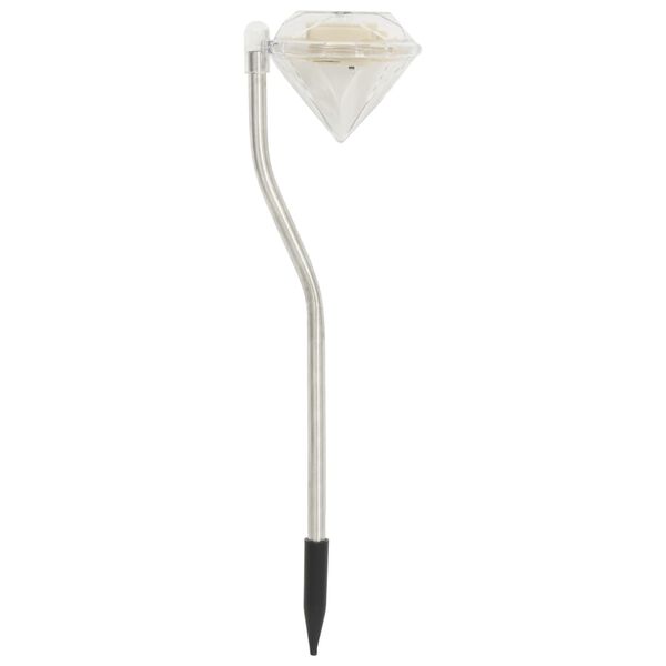 vidaXL Lampes &agrave; LED solaires de jardin 6 pcs 9x7,8x29,5 cm